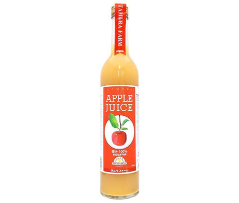 Tamura Farm Antioxidant-free Apple Juice 500ml Bottle x 12 Bottles 