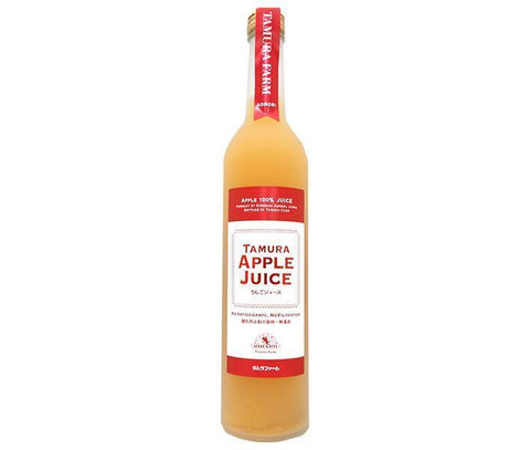 Tamura Farm Premium Apple Juice without Preservatives 500ml Bottle x 12 Bottles 