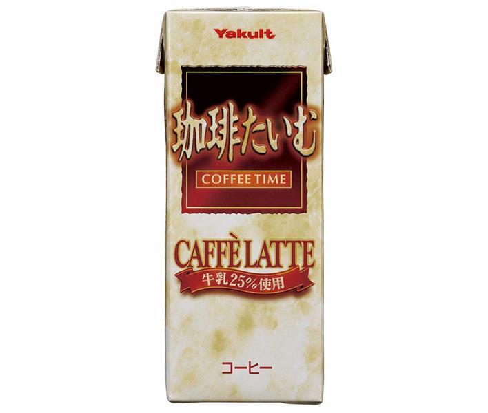 Yakult Coffee Time Cafe Latte 200ml paper pack x 24 bottles 