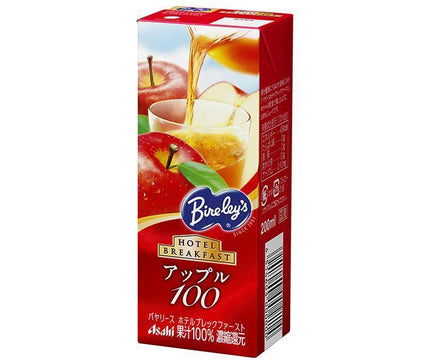 アサヒ飲料 バヤリース ホテルブレックファースト アップル100 200ml紙パック×24本入