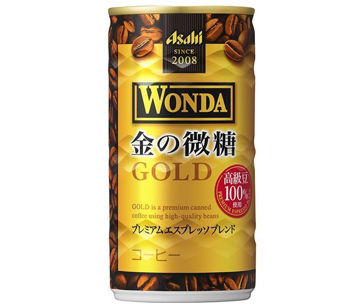 Asahi Beverages WONDA Gold Lightly Sweetened 185g Can x 30 Cans 