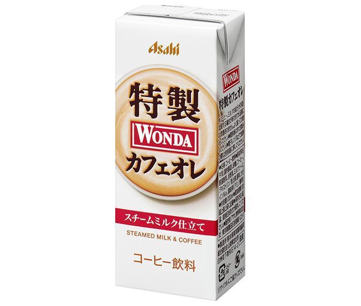 アサヒ飲料 WONDA(ワンダ) 特製カフェオレ 200ml紙パック×24本入