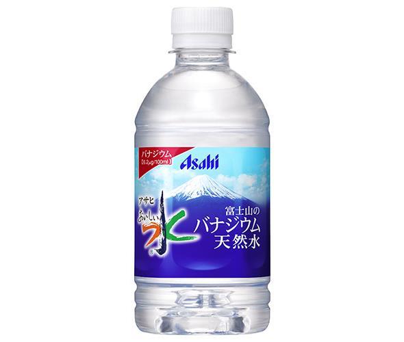 [11/25~ 10% off all products!!] Asahi Beverages Delicious Water Mt. Fuji Vanadium Natural Water 350ml PET Bottle x 24 Bottles