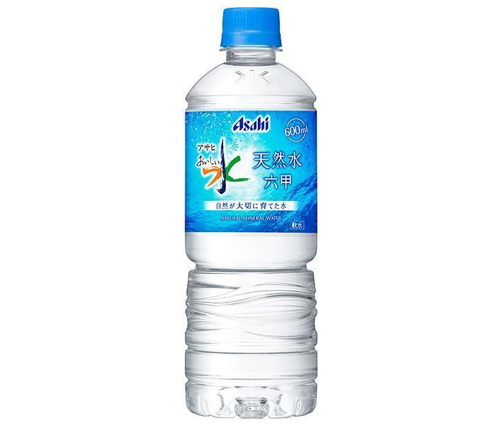 [11/25~ 10% off all products!!] Asahi Beverages Delicious Water Natural Mineral Water Rokko 600ml PET Bottle x 24