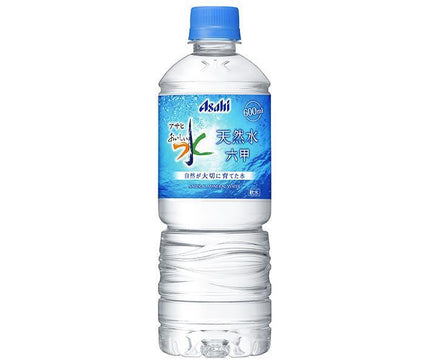 Asahi Beverages Delicious Water Natural Mineral Water [For Vending Machines] 600ml PET Bottle x 24 Bottles 