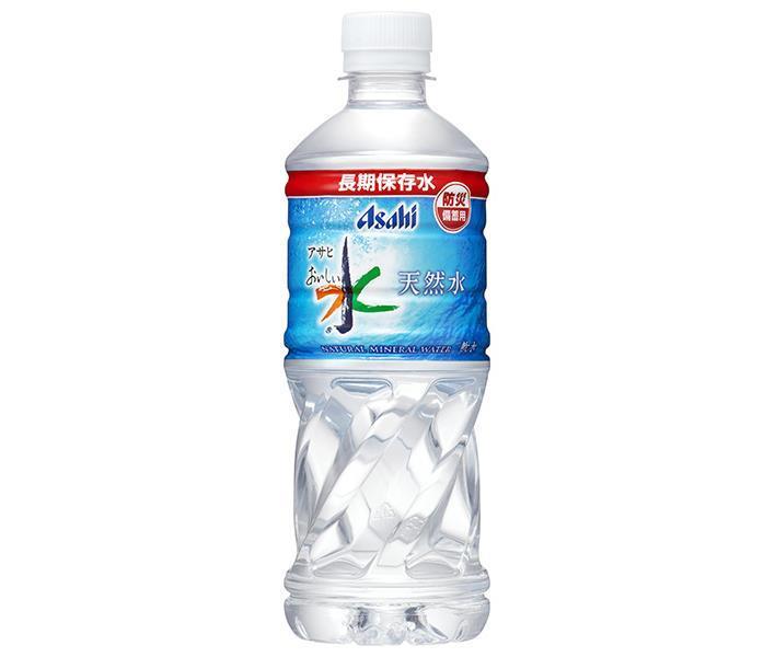 Asahi Beverages Delicious Water Natural Water Long-term Storage Water (for Disaster Preparedness) 500ml PET Bottle x 24 Bottles 