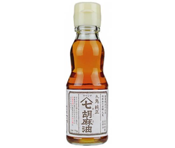 Kuki Sangyo Yamashichi Pure Sesame Oil 170g Bottle x 12 Bottles 