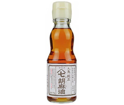 Kuki Sangyo Yamashichi Véritable huile de sésame bouteille de 170 g x 12 pièces 