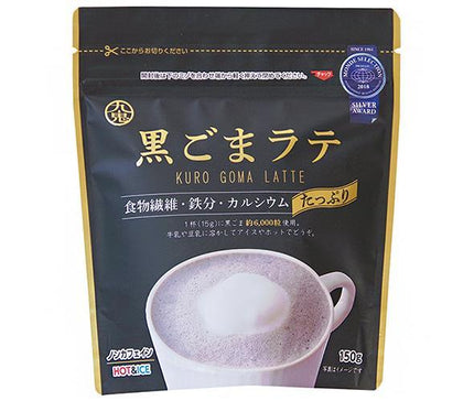 Kuki Sangyo Latte au Sésame Noir 150g x 12 sachets 