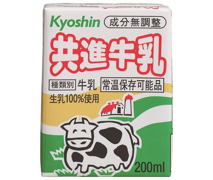 Kyoshin Farm LL Kyoshin Milk 200ml paper carton x 24 bottles 