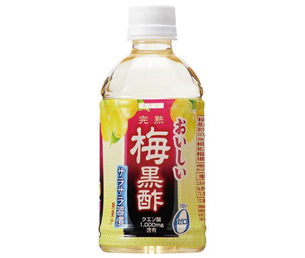 Ako Kasei Delicious Plum Black Vinegar 350ml Plastic Bottle x 24 