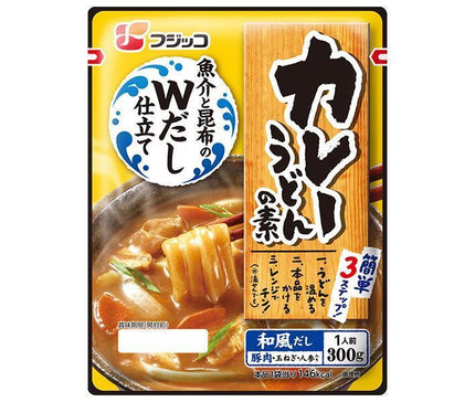 Fujicco Curry Udon Base Japanese Style Dashi 300g x 10 bags 