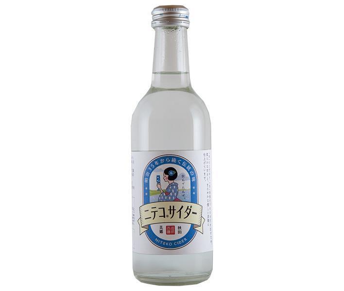 あきた美郷づくり ニテコサイダー 300ml瓶×24本入【日本出荷】