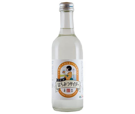 あきた美郷づくり ニテコはちみつサイダー 300ml瓶×24本入【日本出荷】