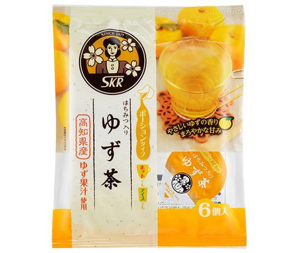 Type de portion de thé Yuzu de l'industrie alimentaire Sakura (24 g x 6 pièces) x 12 sachets 