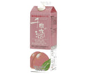 Kotobuki Kogen Foods Shinshu Jus de pêche blanche Chikuma no Drop 1000 ml paquet papier x 6 pièces 