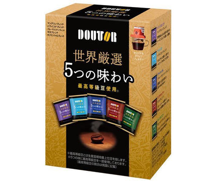 Doutor Coffee 5 saveurs soigneusement sélectionnées du monde entier 5 sachets x 36 pièces 