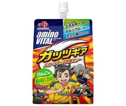 味の素 アミノバイタルゼリードリンク ガッツギア りんご味 250gパウチ×24本入