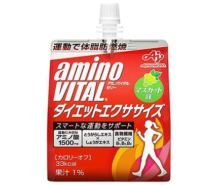 味の素 アミノバイタルゼリー ダイエットエクササイズ 180gパウチ×24本入