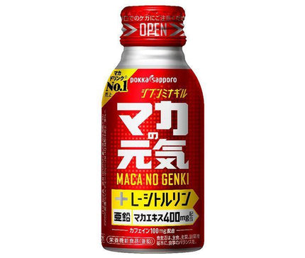 ポッカサッポロ マカの元気ドリンク 100mlボトル缶×30本入【日本出荷】