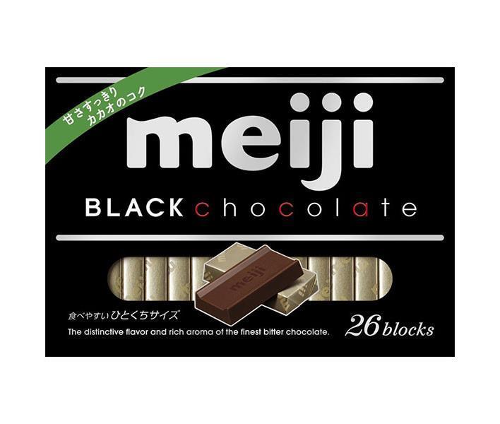 [11/25~ 10% OFF all products!!] Meiji Black Chocolate BOX 120g (26 pieces) x 6 boxes