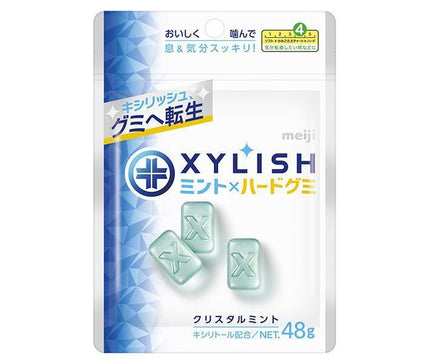 Meiji Xylish Gummy Crystal Mint 48g x 10 bags 