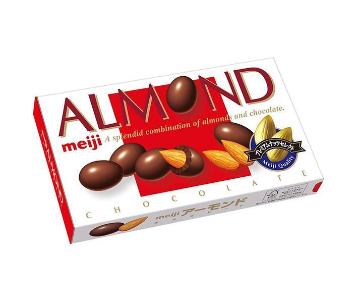 [11/25~ 10% off all products!!] Meiji Almond Chocolate 79g x 10 boxes