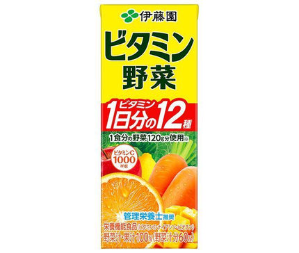 伊藤園 ビタミン野菜 200ml紙パック×24本入【日本出荷】