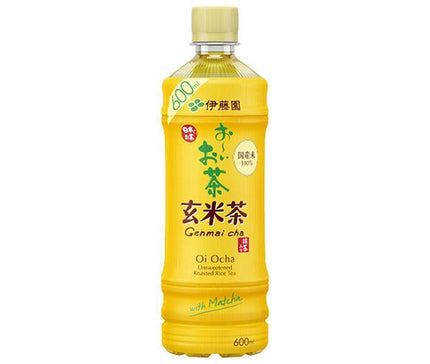 Itoen Oi Ocha Genmaicha Bouteille plastique 600ml x 24 pièces 