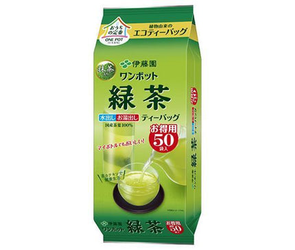 伊藤園 ワンポット エコティーバッグ 緑茶 50袋入×5袋入