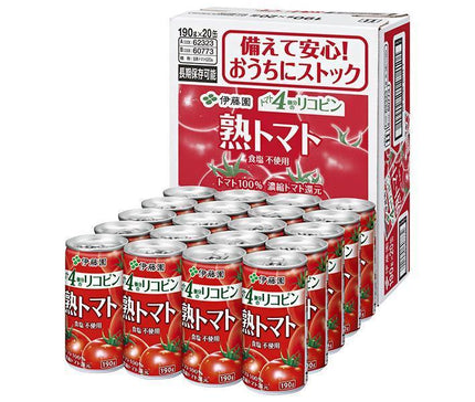 Tomate mûre Itoen (boîte CS) boîte de 190g x 20 pièces 