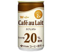 Itoen W coffee Cafe au lait 165g can x 30 cans 