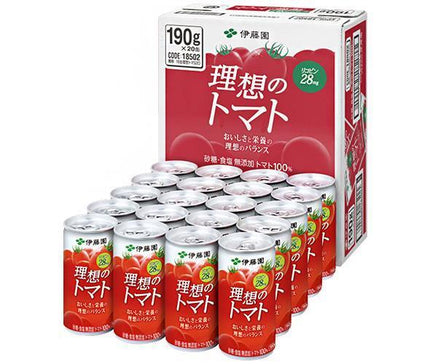 Tomate Idéale Itoen (Boîte CS) Boîte de 190g x 20 pièces 