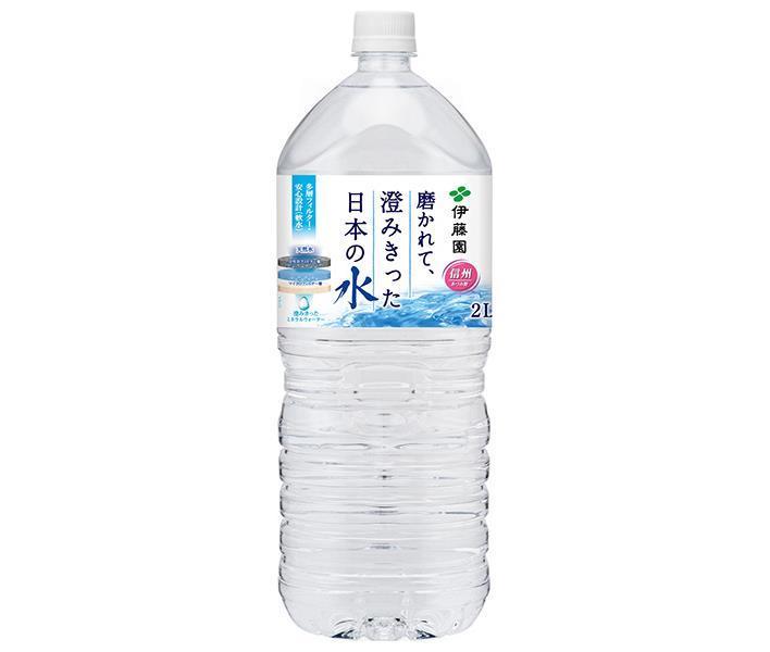 Itoen - Polished and crystal clear Japanese water, 2L plastic bottle x 6 