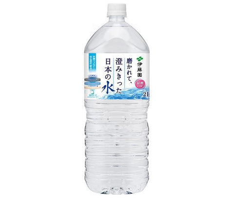 Itoen - Polished and crystal clear Japanese water, 2L plastic bottle x 6 