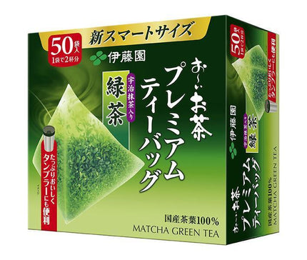 伊藤園 お～いお茶 プレミアムティーバッグ 宇治抹茶入り緑茶 50袋×5箱入