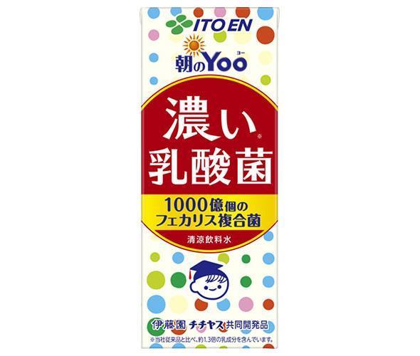 Itoen Morning Yoo Bactéries d'acide lactique foncé 200 ml paquet de papier x 24 pièces 