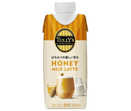 Itoen Tully's Honey Milk Latte 330 ml paquet papier x 12 bouteilles 