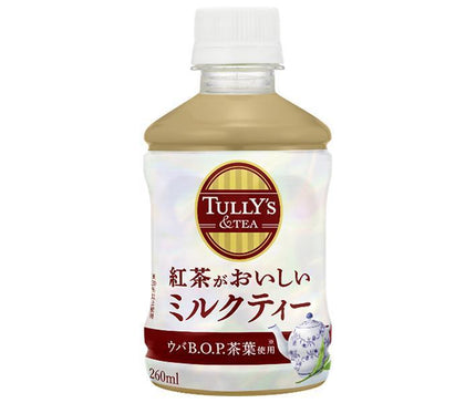 Itoen Tully's Delicious Milk Tea 260ml Plastic Bottle x 24 