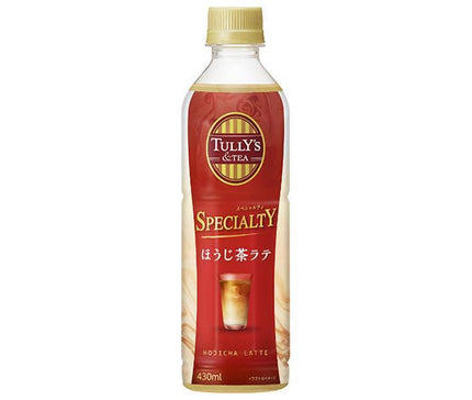 ITOEN TULLY'S&TEA Specialty Hojicha Latte 430ml PET bottle x 24 bottles 