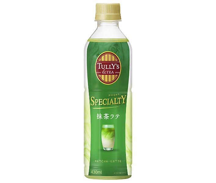 伊藤園 TULLY'S&TEA(タリーズティー) スペシャルティ 抹茶ラテ 430mlペットボトル×24本入