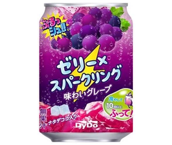 DyDo Plush!! Jelly x Sparkling Taste Raisin boîte de 280g x 24 pièces 