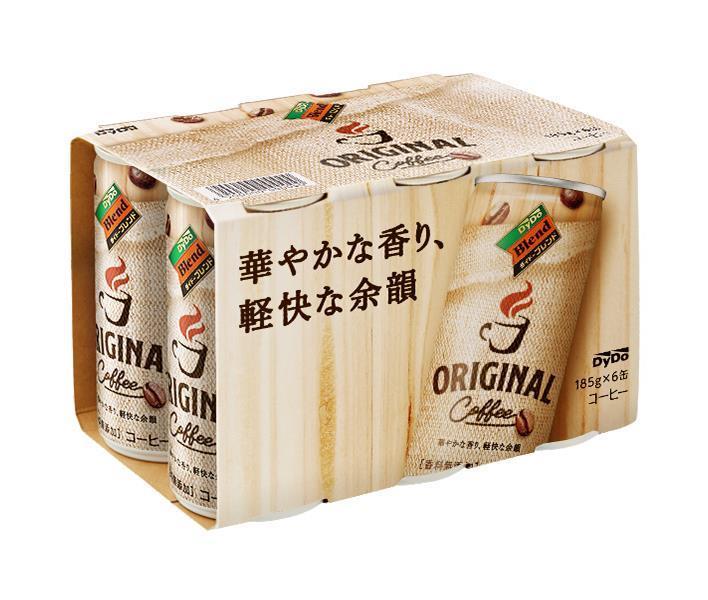 ダイドー ブレンドコーヒーオリジナル(6缶パック) 185g缶×30(6×5)本入【日本出荷】