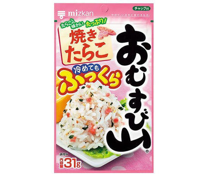 Mitsukan Omusubiyama Grilled Cod Roe Ziplock Bag Type 31g x 20 (10 x 2) Bags 