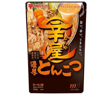 Mitsukan Karaya Rich Tonkotsu Nabe Soup Straight 750g x 12 bags 