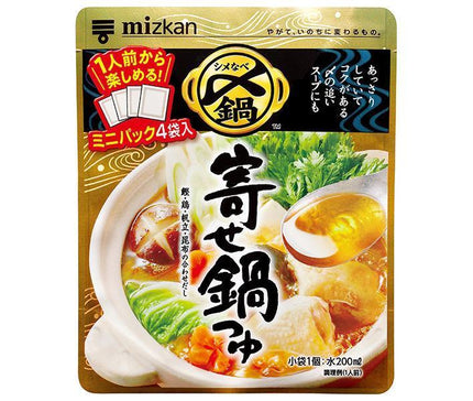 Mitsukan Delicious Mini Pack avec Yosenabe Tsuyu (32g x 4) x 10 sachets 