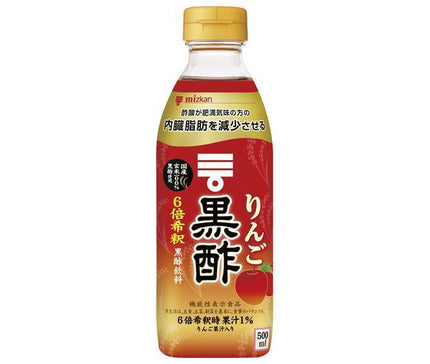 Mitsukan Apple Black Vinegar [Functional Food] 500ml PET bottle x 6 bottles 