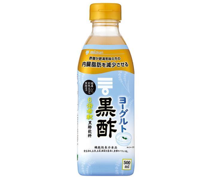 Mitsukan Yogurt Black Vinegar [Functional Food] 500ml PET bottle x 6 bottles 