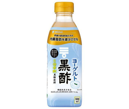 Vinaigre noir de yaourt Mitsukan [Aliment avec allégations fonctionnelles] Bouteilles PET de 500 ml x 6 bouteilles 