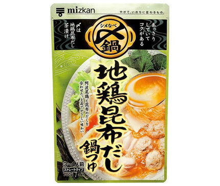 Mitsukan Delicious until the end, Local Chicken Kelp Stock Hot Pot Soup Straight 750g x 12 bags 